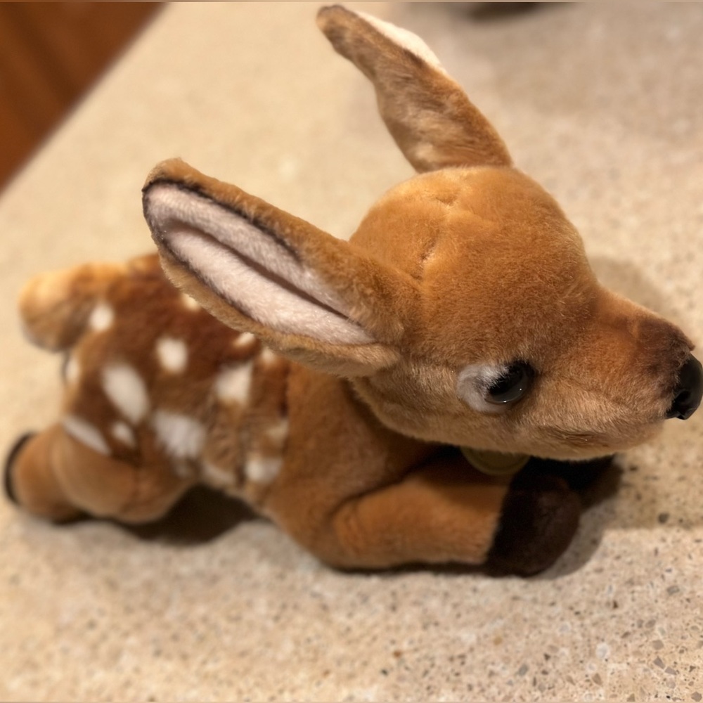 Miyoni Tots By Aurora Brown Fawn Plush Stuffed Animal slightly used  condition!
